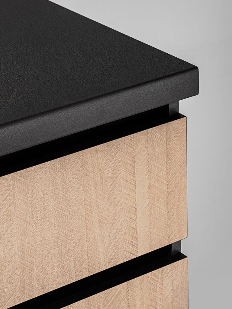 Szafki kuchenne Roma Jodełka/Czarny Demko Home