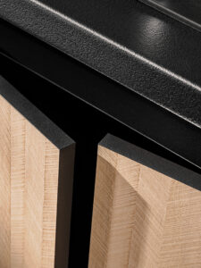 Szafki kuchenne Roma Jodełka/Czarny Demko Home