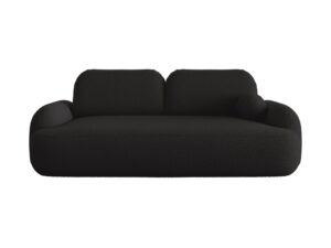 Sofa Molly Demko Home w odcieniu szarości, z funkcją spania i pojemnikiem na pościel