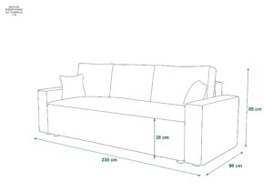 SOFA AMBRO WYMIARY