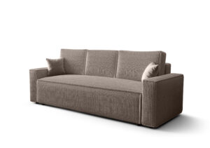 sofa Ambro Demko Home w eleganckiej tapicerce, rozkładana sofa do nowoczesnego salonu