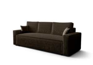 sofa Ambro Demko Home nowoczesna i wygodna, z funkcją spania i schowkiem na pościel
