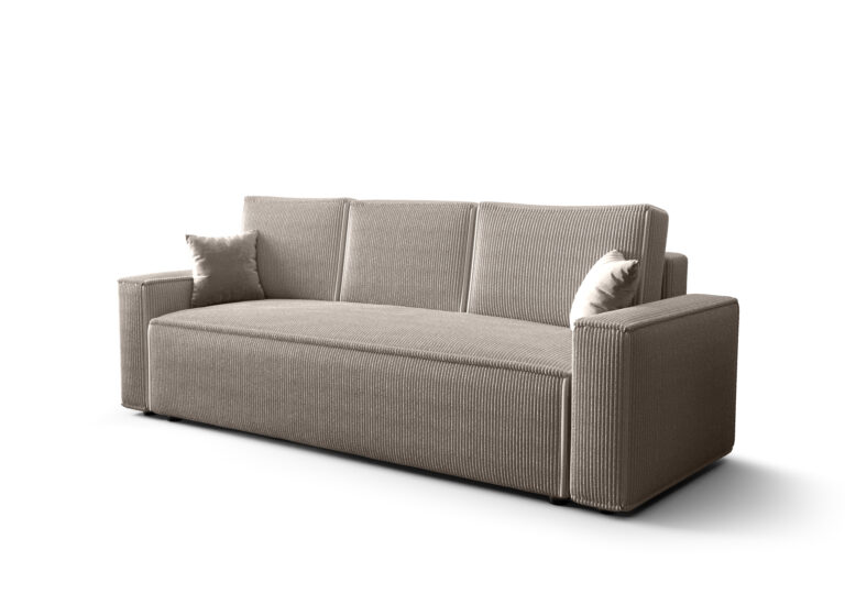 Sofa Ambro Demko Home – rozkładana sofa z funkcją spania i pojemnikiem na pościel