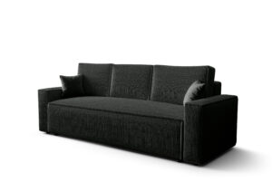 Sofa Ambro Demko Home w stylu nowoczesnym, rozkładana sofa z miejscem na pościel