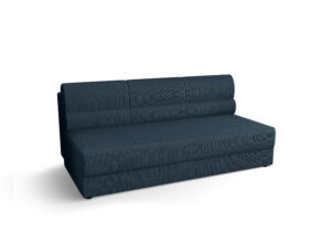 nowoczesna sofa Rebi Demko Home rozkładana z funkcją spania i pojemnikiem na pościel