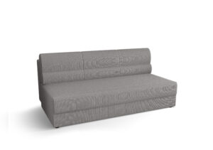 sofa Rebi Demko Home, nowoczesna sofa rozkładana z pojemnikiem na pościel