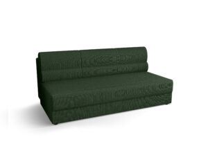sofa Rebi Demko Home, nowoczesna sofa rozkładana z pojemnikiem na pościel