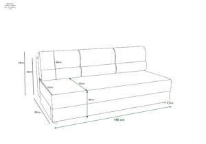 SOFA REBI WYMIARY