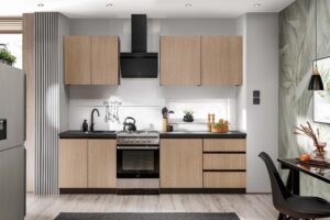 Zestaw kuchenny Roma Jodełka/Czarny Demko Home